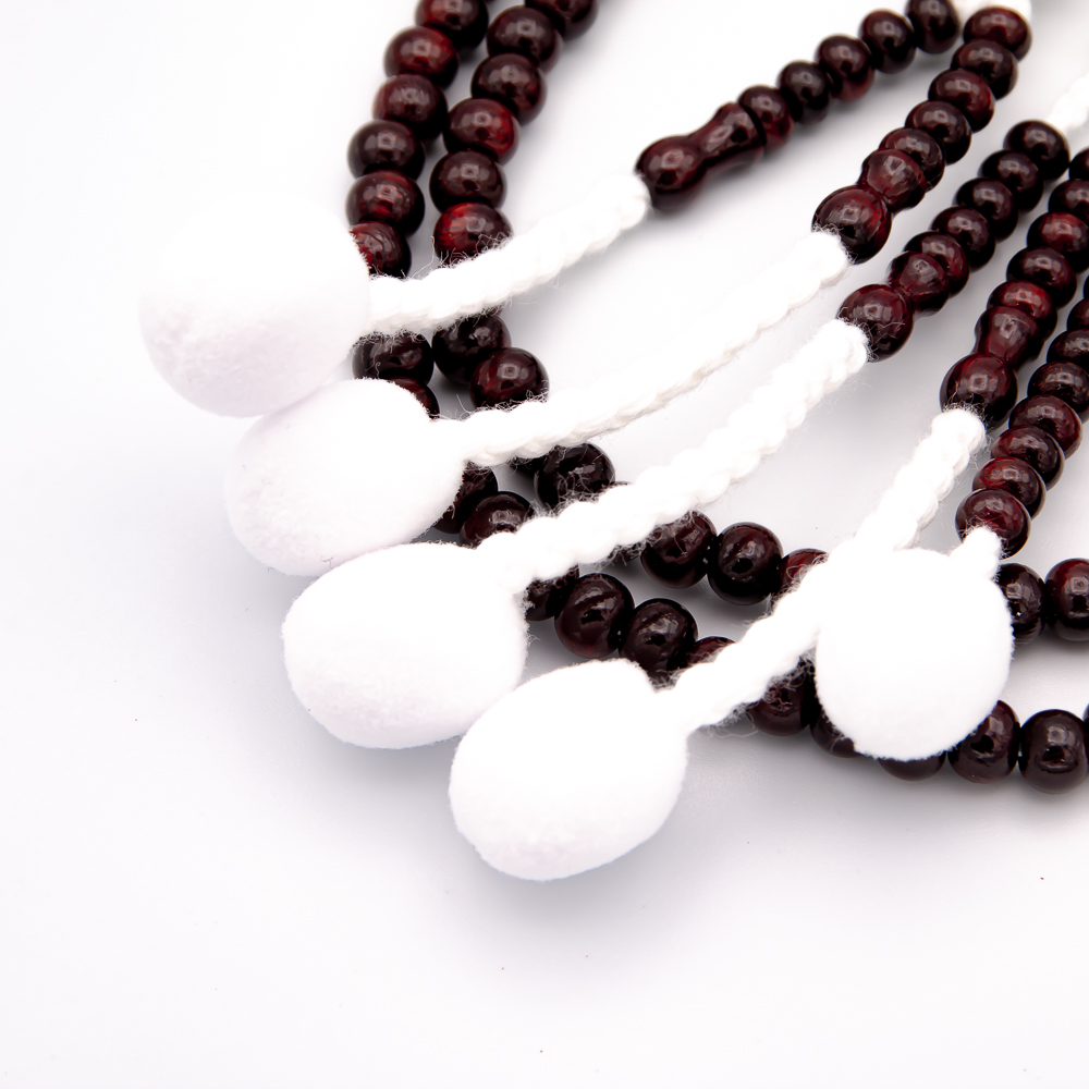 紫檀 数珠 尺2寸（特大・男性向け） 木 綿房 創価学会念珠 | 【公式